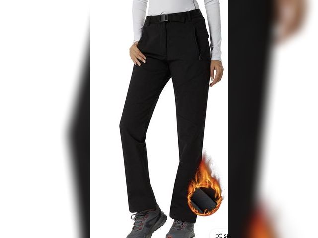 Lot 96-178658 - YUSHOW Women Snow Pants Fleece Lined Snow Ski Hiking Softshell Pants Size M

New