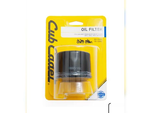 Lot 96-167305 - Cub Cadet
Premium OHV Engine 382 cc, 420 cc, 452 cc, and 547 cc Oil Filter OE# 951-12690 / 751-12690...