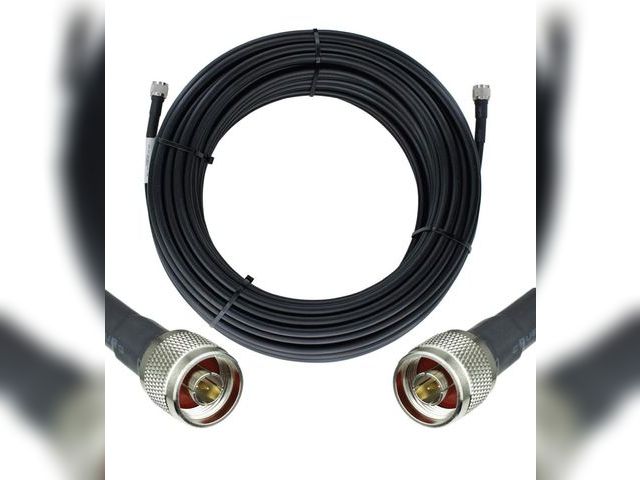 Lot 96-174390 - Bolton400 -LMR®400 Equivalent Coaxial Cable 100ft - Heavy Duty Ultra Low Loss Coax Cable 50ohm - N M...