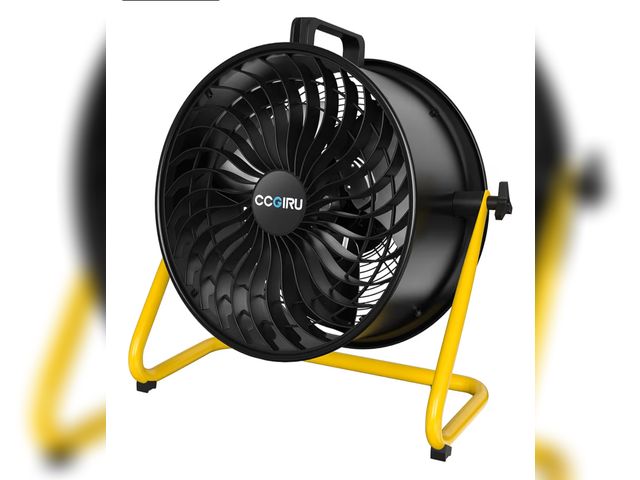 Lot 96-180255 - CCGIRU 10" High Velocity Floor Fan Industrial Shop Fan with Wall-Mounting System Heavy Duty, 3000 CF...