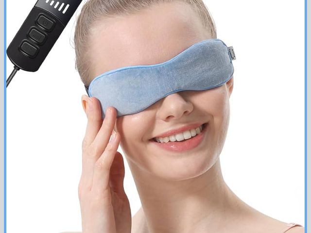 Lot 96-191764 - Aroma Season Heated Eye Mask for Dry Eyes, Warm Eye Compress with Flaxseed for MGD, Dry Eye Syndrome...