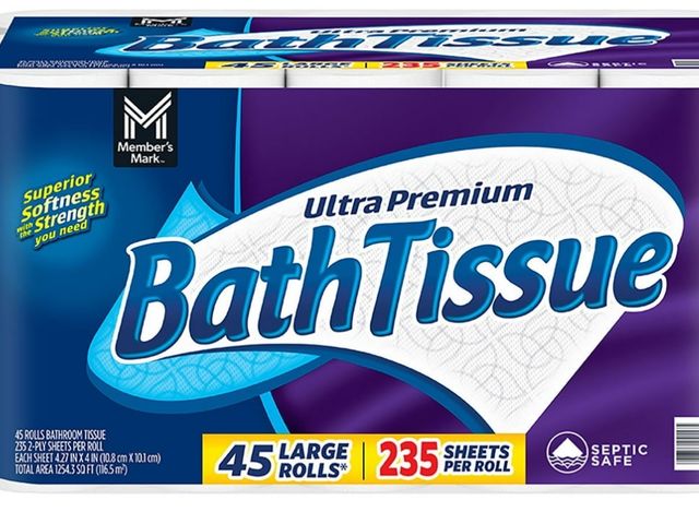 Lot 96-170878 - Member's Mark Ultra Premium 2-Ply Toilet Paper 45 rolls, 235 sheets/roll

New