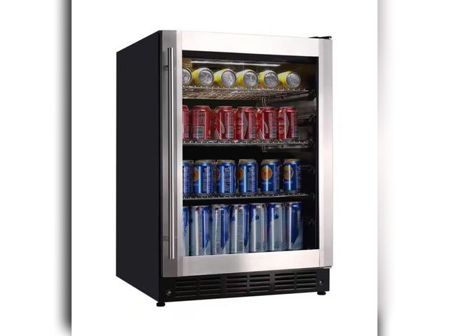 Lot 96-163353 - Vissani
23.4 in. 50 Bottle, 154 Can, Wine and Beverage Cooler with Stainless Steel Door
MSRP $499.99...
