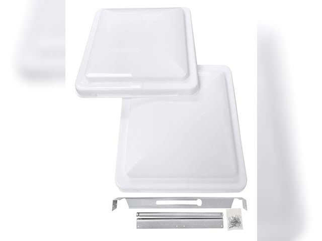 Lot 96-164986 - Camp'N 14 Inch Universal RV Roof Vent for Trailer, Camper, Motorhome - RV Vent Covers for Roof - OEM...