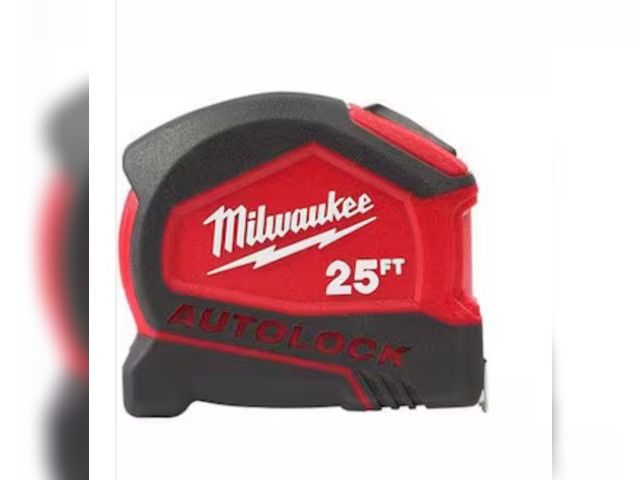 Lot 96-178268 - Milwaukee 25 ft. Compact Auto Lock Tape Measure with 16 ft. Compact Auto Lock Tape Measure

Appears ...