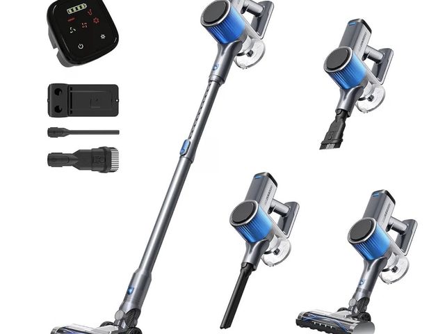 Lot 96-230592 - Cordless Vacuum Cleaner, Stick Vacuum Cordless with HEPA Filter, Powerful Suction for Hardwood Floor...