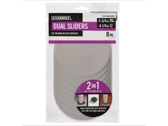 Lot 96-214169 - Everbilt
4-3/4 in. 2-in-1 Furniture Mover
(8-Pack)
New