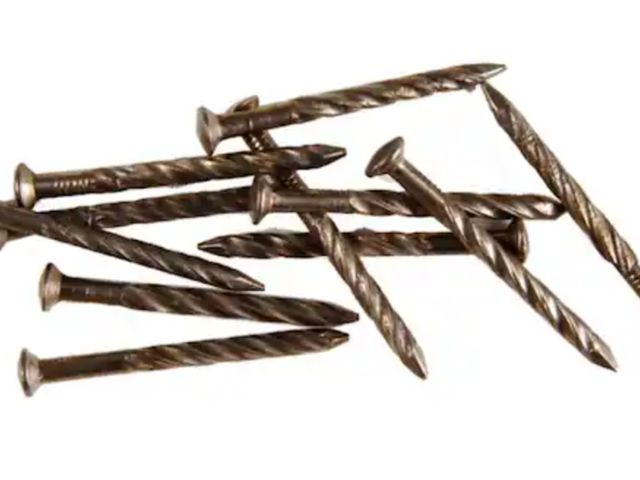 Lot 96-165675 - M-D Building Products 1 1/4" 1 lbs. Pewter Floor Metal Screw Nails Floor Installation Kit for Indivi...