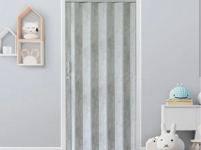 Lot 96-166578 - Everbilt 
Accordion Door Saturn Stone Grey 36 in. x 80 in. new
