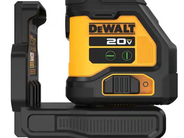 Lot 96-177703 - DEWALT
20V Green Cross Line Laser Level (Tool-Only)
Appears Unused 
Msrp $349.99