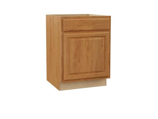Lot 96-227508 - Hampton Bay
Hampton 24 in. W x 24 in. D x 34.5 in. H Assembled Base Kitchen Cabinet in Medium Oak
Ne...
