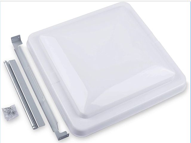 Lot 96-181670 - Universal RV Roof Vent for Trailer, Camper, Motorhome - RV Vent Covers for Roof - OEM Lid Replacemen...