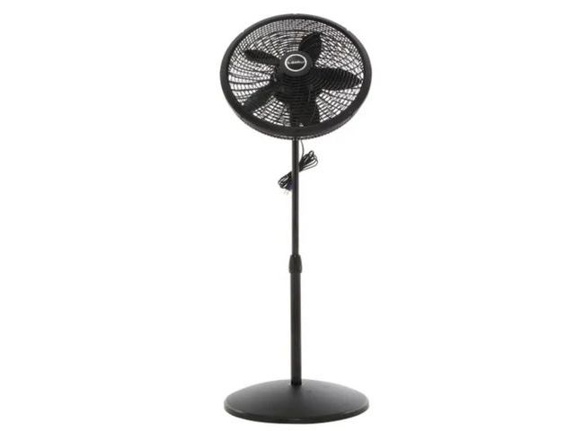 Lot 96-162782 - Lasko
Cyclone 18 in. 3 Speed Oscillating Pedestal Fan for Home in Black with Adjustable Height, Tilt...