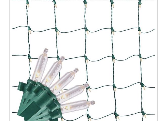 Lot 96-180236 - Home Accents Holiday 150 Count Warm White Mini LED Net Lights
New