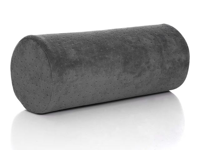 Lot 96-190864 - AllSett Health Round Cervical Roll Cylinder Bolster Pillow with Removable Washable Cover, Ergonomica...