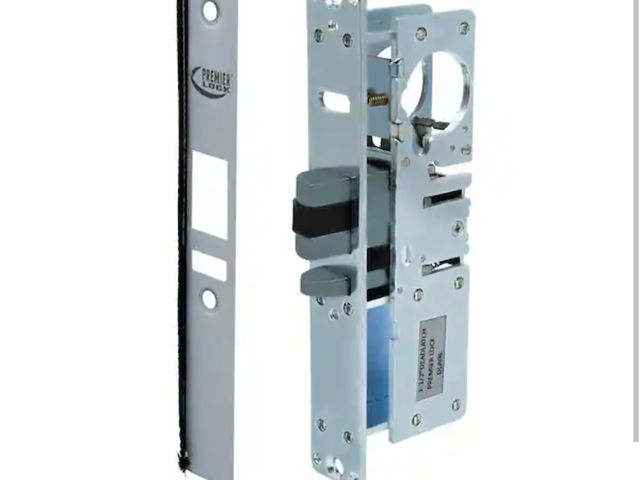 Lot 96-192399 - Premier Lock 1-1/2 in. Commercial Deadlatch Narrow Stile Mortise Lock - Left Handed New