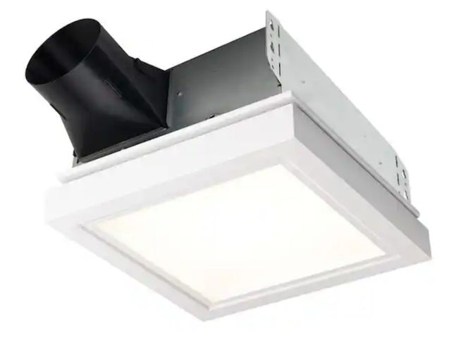 Lot 96-191708 - Broan-NuTone
Roomside Series, Decorative, White Trim, 110 CFM, Roomside Ceiling Bathroom Exhaust Fan...