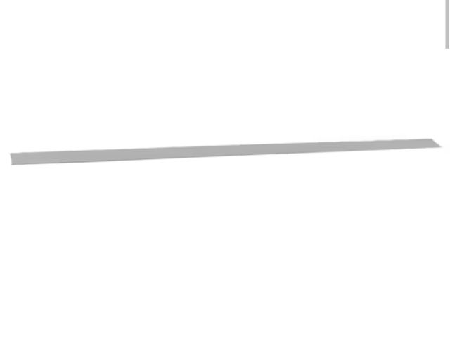Lot 96-174078 - Hampton Bay 91.5 in. W x 4.5 in. H Toe Kick Molding in Dove Gray New