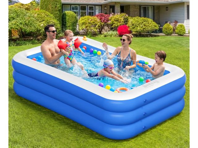 Lot 96-230642 - GVDV Blow Up Pool, Thickened Inflatable Pool for Kids, Adults, Family, New