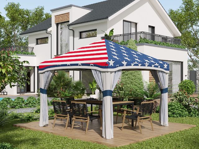 Lot 96-161730 - Appears to be Outsunny 10' x 10' Pop Up Canopy Tent with Netting, Instant Tents for Parties, Height ...