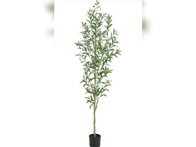 Lot 96-189975 - Faux olive tree, approx 42-44” unused