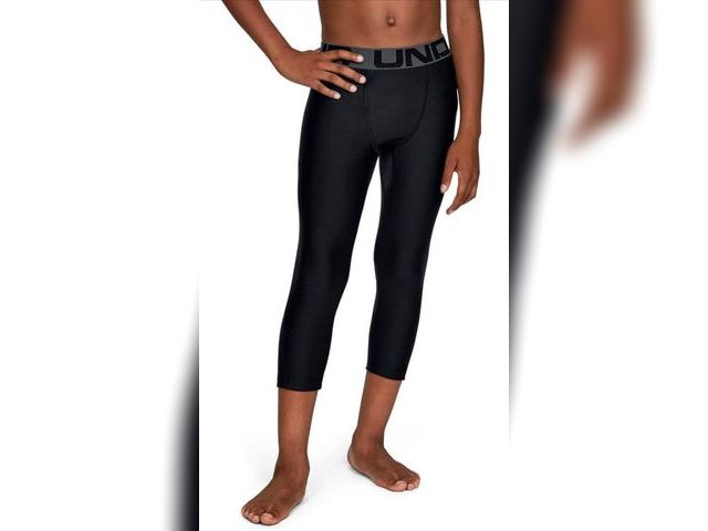 Lot 96-178948 - Under Armour Boys' HeatGear 3/4 Leggings Size SM Unused