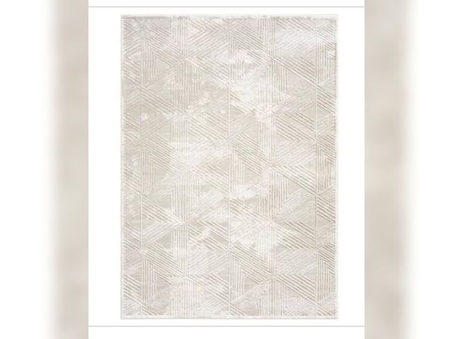 Lot 96-172886 - Home Dynamix Bazaar Zen Cream 5 ft. x 7 ft. Abstract Area Rug MSRP $119 New