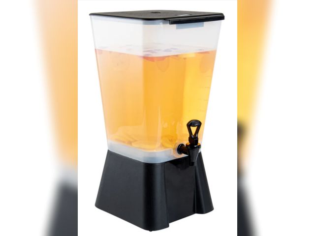 Lot 96-176850 - Bev Tek 5 gal Black Beverage Dispenser - 12 1/2" x 11" x 22" - 1 count box
New