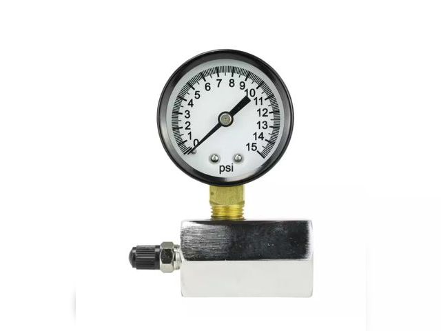 Lot 96-165528 - DANCO
0 - 15 psi 1/10 Increment Compressed Air Test Gauge
New
