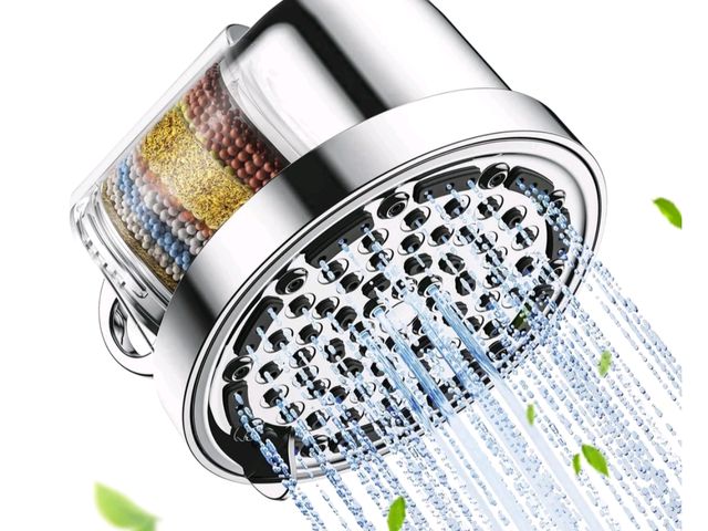 Lot 96-233041 - JOMOO Filtered Shower Head for Hard Water, Shower Filter with High Performance, Water Softener Showe...
