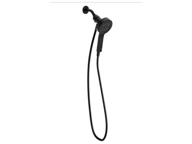 Lot 96-221993 - MOEN Handheld that Saves Hot Water 5-Spray Wall Mount Handheld Shower Head 1.75 New
GPM in Matte Bla...