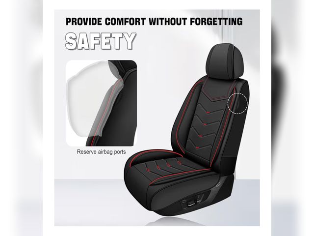 Lot 96-180434 - Seat Cover,Car Seat Covers Front Seats,Waterproof car seat Cover,Wear-Resistant Nappa Leather Car Se...