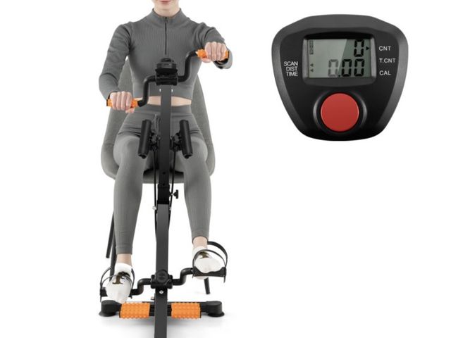 Lot 96-227622 - Adjustable LCD Pedal Exercise Bike with Massage Unused