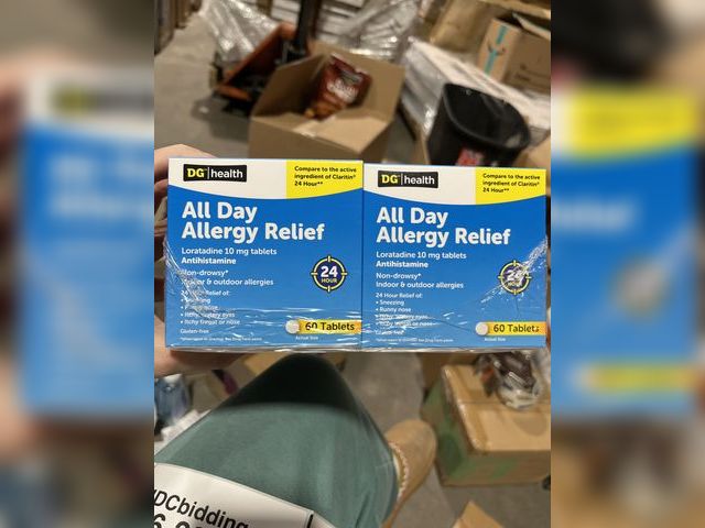 Lot 96-201161 - 6 Pack Loratadine 10mg Allergy Relief Tablet 60ct each EXP 4/28 New