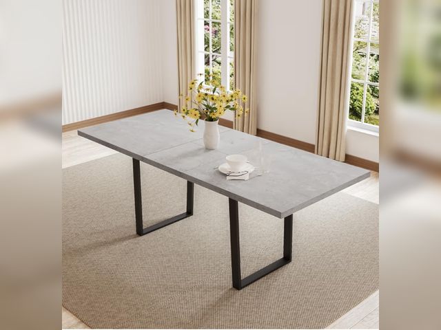 Lot 96-178899 - Dining Table for 6 People Kitchen Dining Room Table, Home Kitchen Furniture
No legs 
Tabletop ONLY! ...