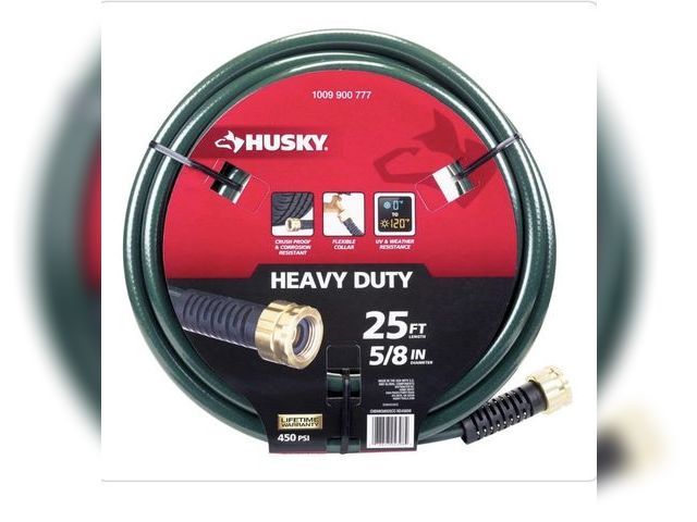 Lot 96-221977 - Husky 5/8 in. x 25 ft. Heavy-Duty Hose Lightly used