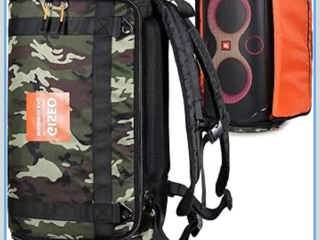 Lot 96-181702 - Speaker Bag Portable Speaker Backpack Travel Storage Case for JBL 110/120 Speaker Carrying Backpack ...