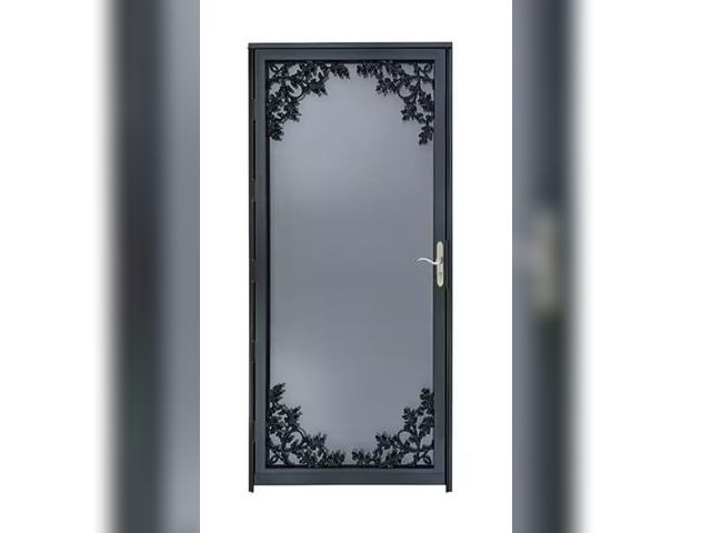 Lot 96-179655 - Grisham Charlotte 32 in. x 80 in. Black Storm Door $1026 New