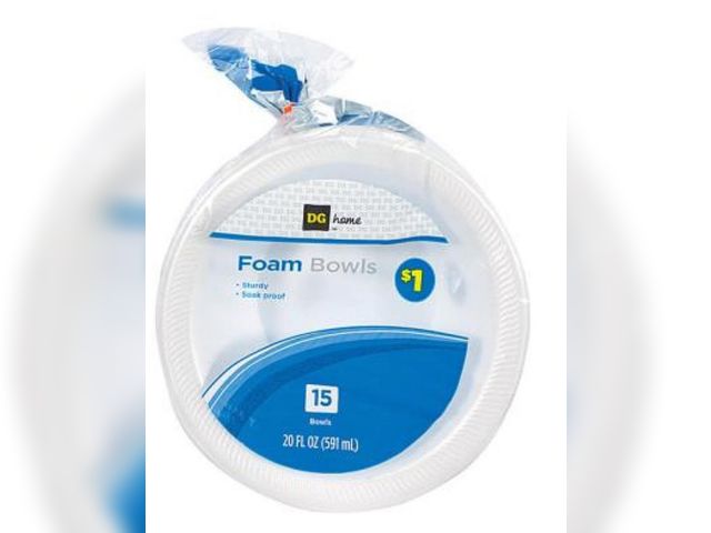 Lot 96-200188 - Box or 12 packs of Foam Bowls (15 in each pack) 
New