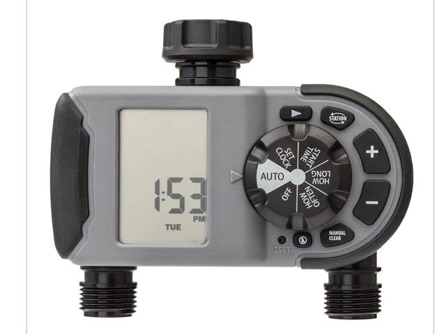 Lot 96-179862 - Orbit 2-Outlet Programmable Hose
Watering Timer Sprinkler Timer New