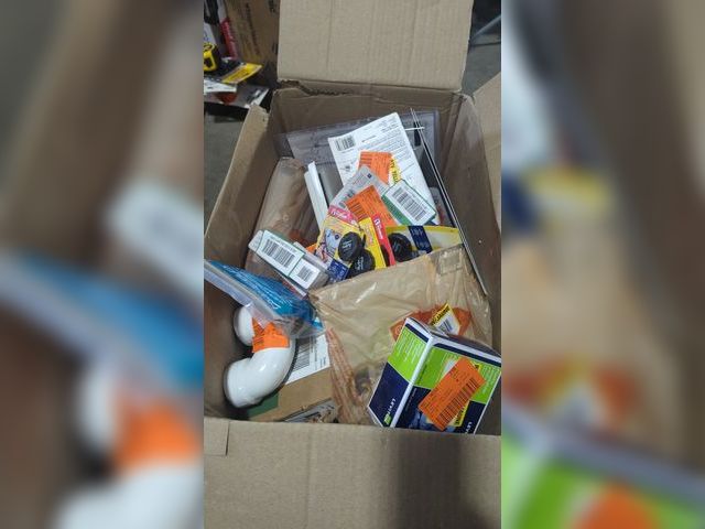 Lot 96-163007 - Home Depot Mixed Box of Overstock and Returns New