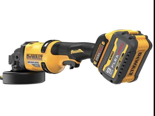 Lot 96-214143 - DEWALT FLEXVOLT 60V MAX Cordless Brushless 4.5 in. to 6 in. Small Angle Grinder with Kickback Brake ...