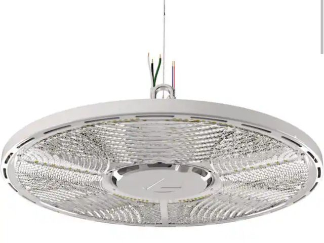 Lot 96-181831 - Lithonia Lighting 
Contractor Select CPRB 400-Watt Equivalent Integrated LED White High Bay Light Fi...