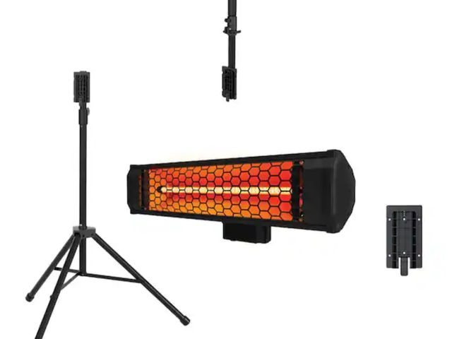 Lot 96-179828 - HEAT STORM
Tradesman 1500-Watt Electric Indoor/Outdoor Quartz Infrared Portable Space Heater w/Tripo...