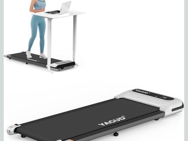 Lot 96-181395 - Under Desk Treadmill, Walking Pad for Home and Office, 2.5 HP Portable Walking Jogging Running Machi...