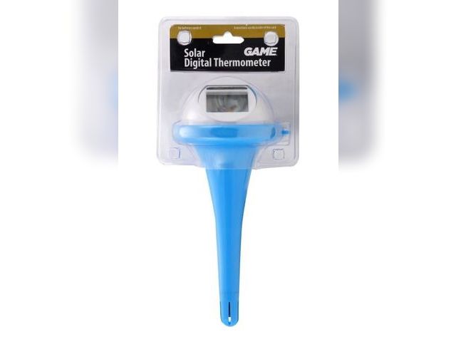 Lot 96-181742 - GAME G.A.M.E. Solar Digital Thermometer New