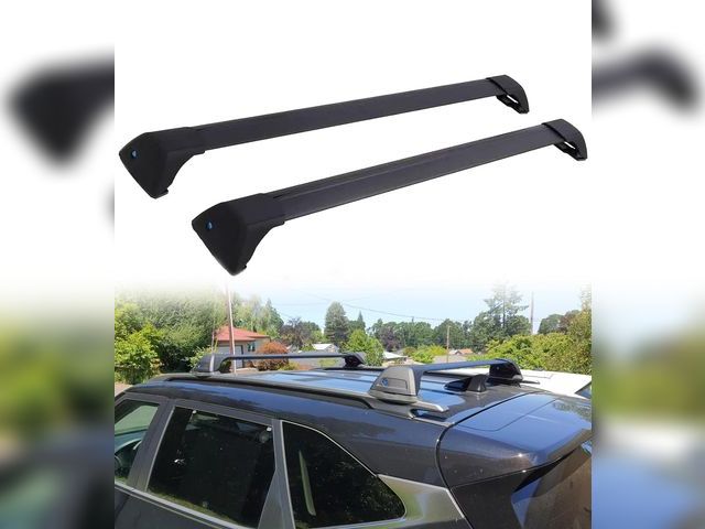 Lot 96-164459 - 2 Pieces Black Crossbars Fit for Kia Seltos KX3 2021 2022 2023 2024 2025 Lockable Roof Racks Cross B...