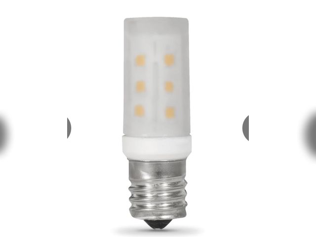 Lot 96-165662 - Feit Electric 40-Watt Equivalent T8 Intermediate E17 Base Appliance LED Light Bulb Soft White New