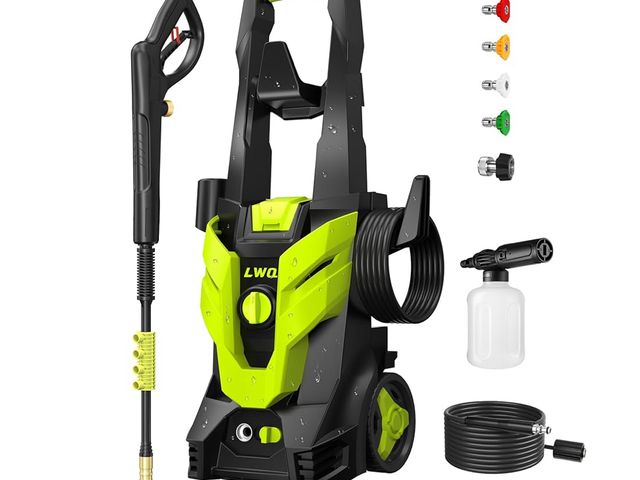Lot 96-160666 - Electric Pressure Washer, 2.5 GPM Power Washer with 4 Quick Connect Nozzles, High Pressure Cleaning ...