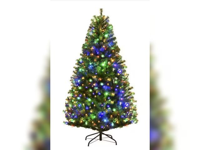 Lot 96-197956 - Costway 5 ft. Pre-Lit Artificial Christmas Tree with 150 LED Lights New